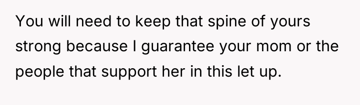 You will need to keep that spine of yours strong...