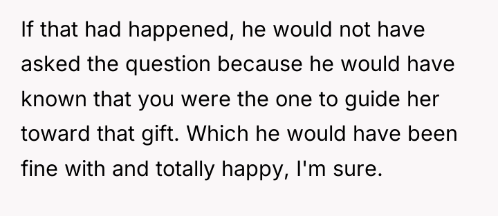 If that had happened, he would not have asked the...