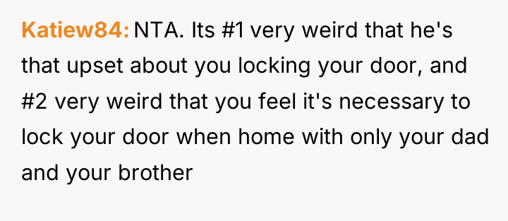 Katiew84 NTA. Its #1 very weird that he's that upset...