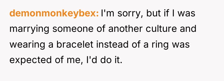 demonmonkeybex I'm sorry, but if I was marrying someone of...