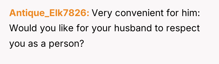 Antique_Elk7826 Very convenient for him: Would you like for your...