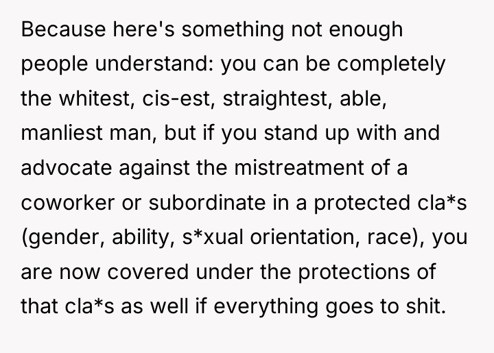 Because here's something not enough people understand: you can be...