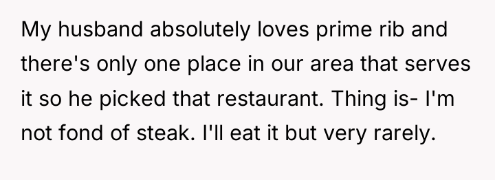 My husband absolutely loves prime rib and there's only one...