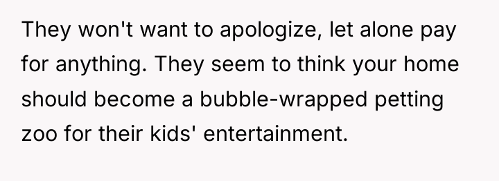 They won't want to apologize, let alone pay for anything....