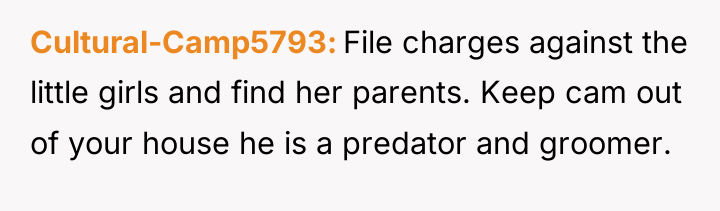 Cultural-Camp5793 File charges against the little girls and find her...