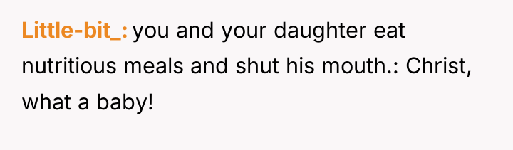 Little-bit_ you and your daughter eat nutritious meals and shut...