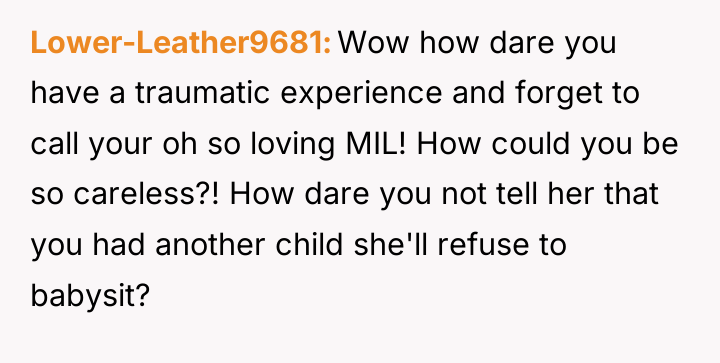 Lower-Leather9681 Wow how dare you have a traumatic experience and...