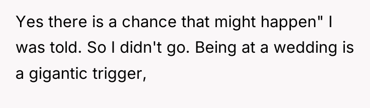 Yes there is a chance that might happen" I was...