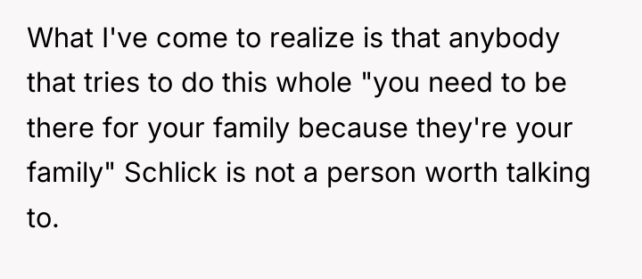 What I've come to realize is that anybody that tries...