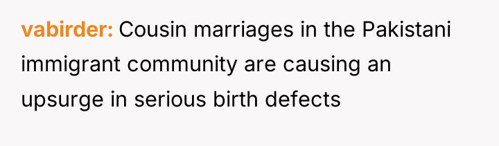 vabirder Cousin marriages in the Pakistani immigrant community are causing...