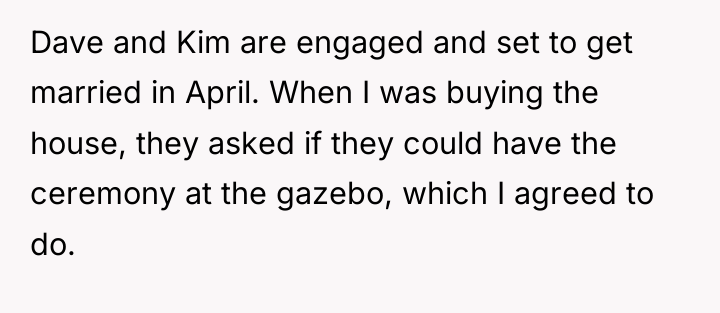 Dave and Kim are engaged and set to get married...