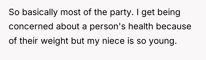So basically most of the party. I get being concerned...