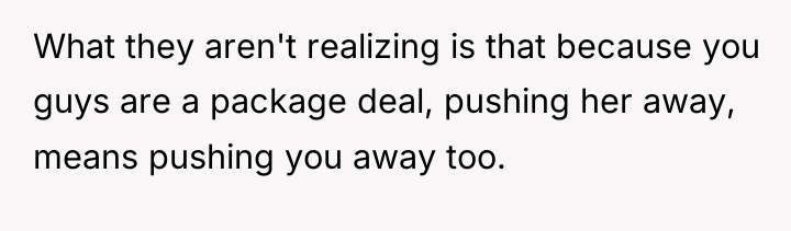 What they aren't realizing is that because you guys are...