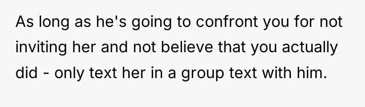 As long as he's going to confront you for not...