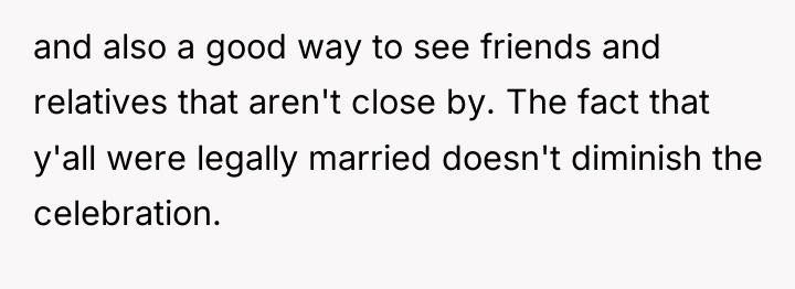 and also a good way to see friends and relatives...