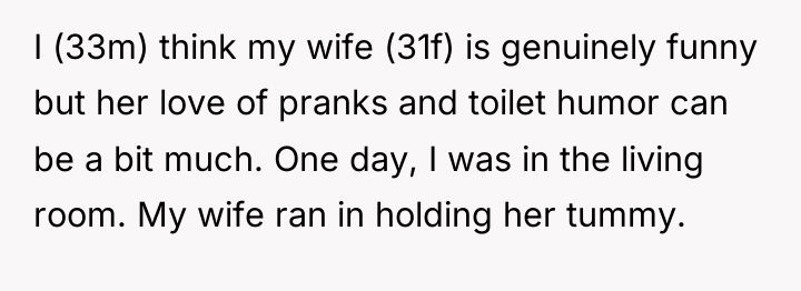 I (33m) think my wife (31f) is genuinely funny but...