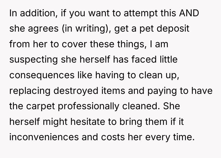 In addition, if you want to attempt this AND she...