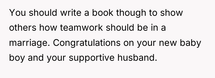 You should write a book though to show others how...
