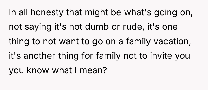 In all honesty that might be what's going on, not...