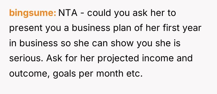 bingsume NTA - could you ask her to present you...