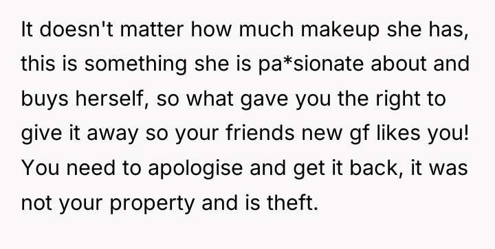 It doesn't matter how much makeup she has, this is...
