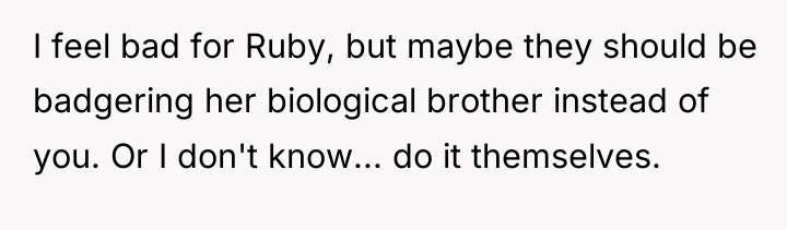 I feel bad for Ruby, but maybe they should be...