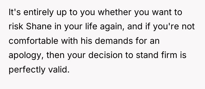 It's entirely up to you whether you want to risk...