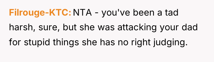 Filrouge-KTC NTA - you've been a tad harsh, sure, but...