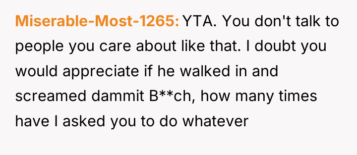 Miserable-Most-1265 YTA. You don't talk to people you care about...
