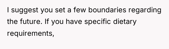I suggest you set a few boundaries regarding the future....