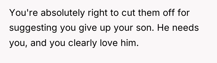 You're absolutely right to cut them off for suggesting you...