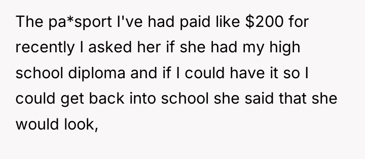 The pa*sport I've had paid like $200 for recently I...