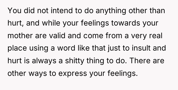 You did not intend to do anything other than hurt,...