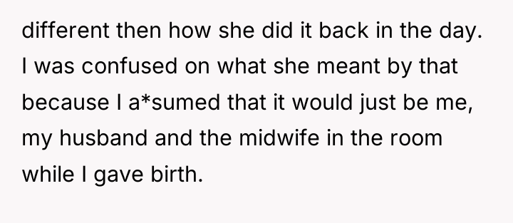 different then how she did it back in the day....