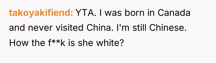 takoyakifiend YTA. I was born in Canada and never visited...