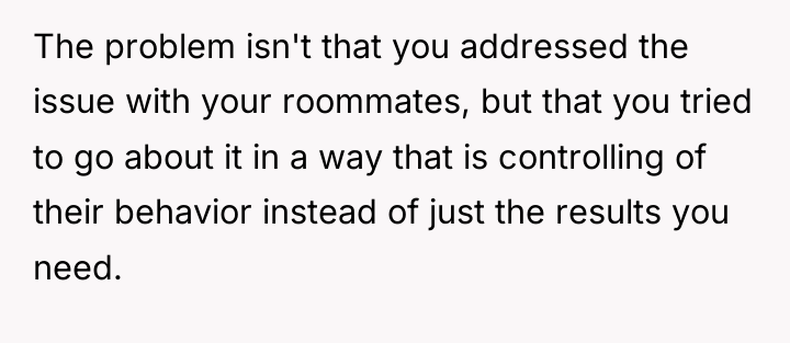 The problem isn't that you addressed the issue with your...