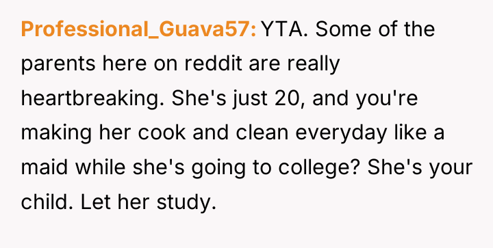 Professional_Guava57 YTA. Some of the parents here on reddit are...