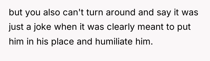 but you also can't turn around and say it was...