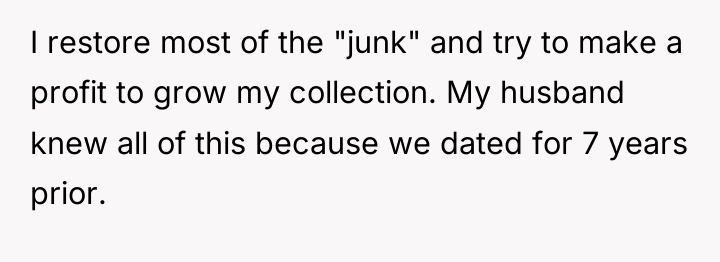 I restore most of the "junk" and try to make...