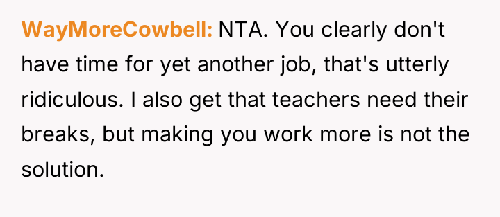 WayMoreCowbell NTA. You clearly don't have time for yet another...