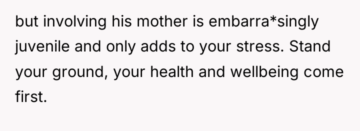 but involving his mother is embarra*singly juvenile and only adds...