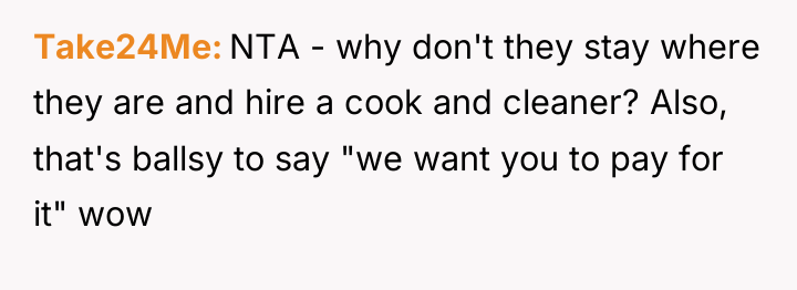 Take24Me NTA - why don't they stay where they are...