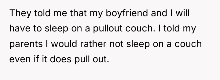 They told me that my boyfriend and I will have...