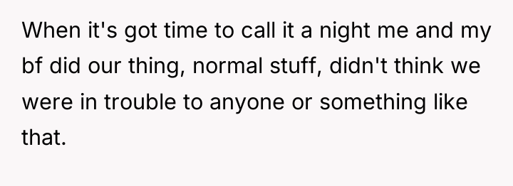 When it's got time to call it a night me...