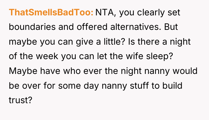ThatSmellsBadToo NTA, you clearly set boundaries and offered alternatives. But...
