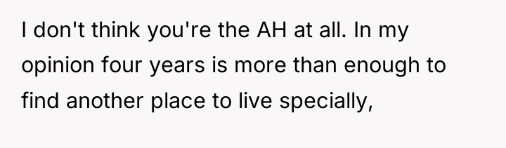 I don't think you're the AH at all. In my...