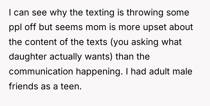 I can see why the texting is throwing some ppl...