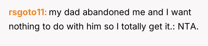 rsgoto11 my dad abandoned me and I want nothing to...