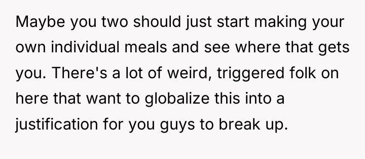 Maybe you two should just start making your own individual...