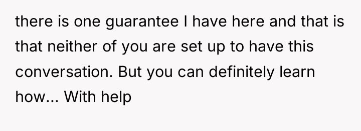 there is one guarantee I have here and that is...